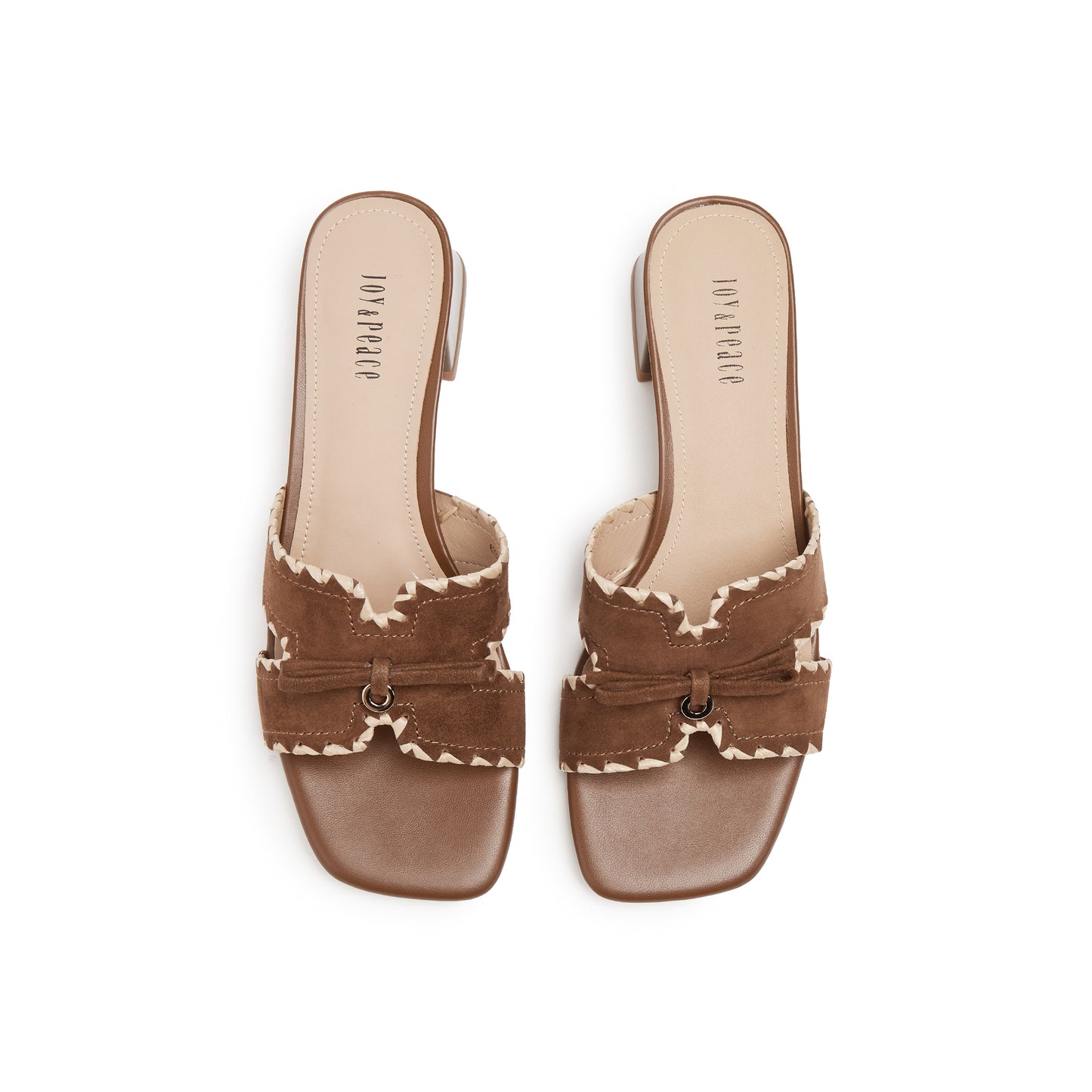 Knot Block Heel Sandals