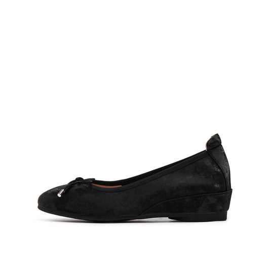 Printed Calf Wedge Pumps