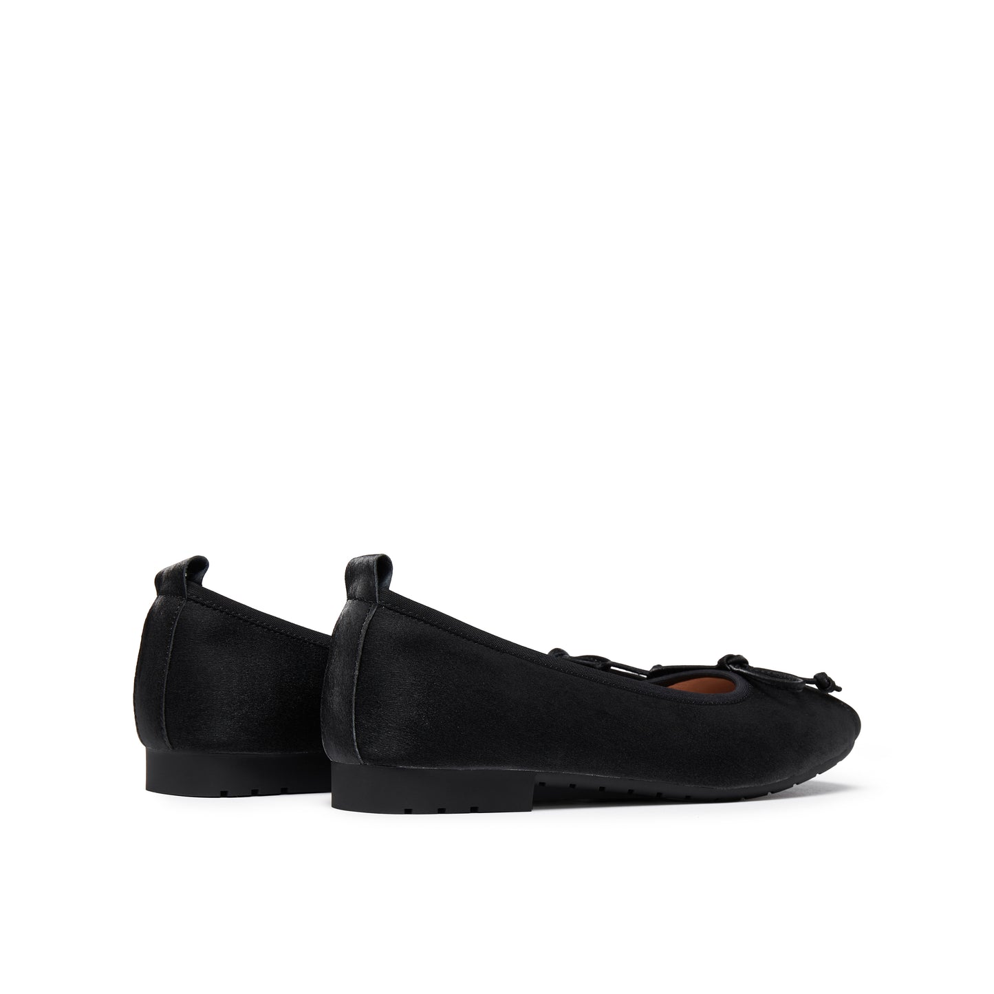Silk Texture Calf Low Heel Pumps