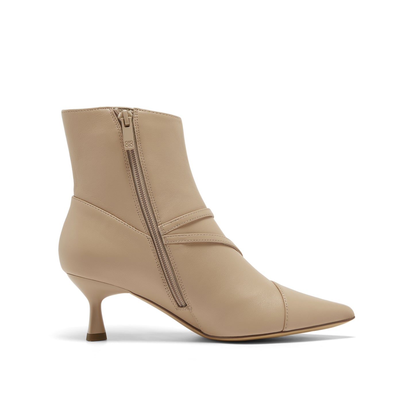Multi-Straps Pointed Toe Ankle Boots