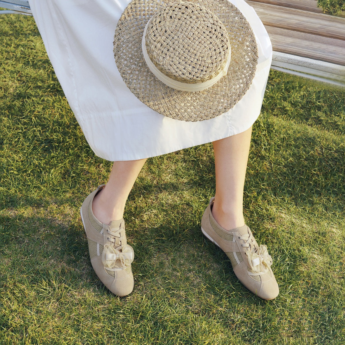 Ballet Sneakers with Mesh