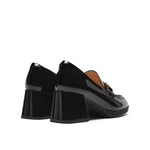 Patent Leather Platform Loafers