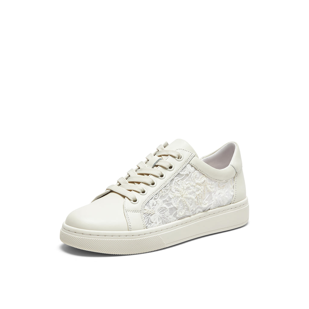 Beaded Lace Sneakers