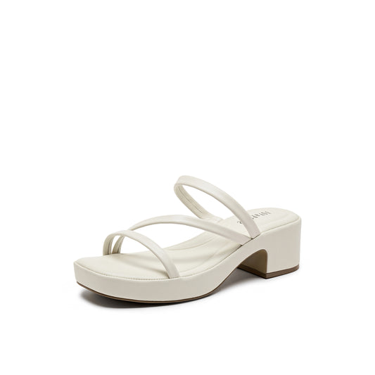 Strappy Platform Slippers