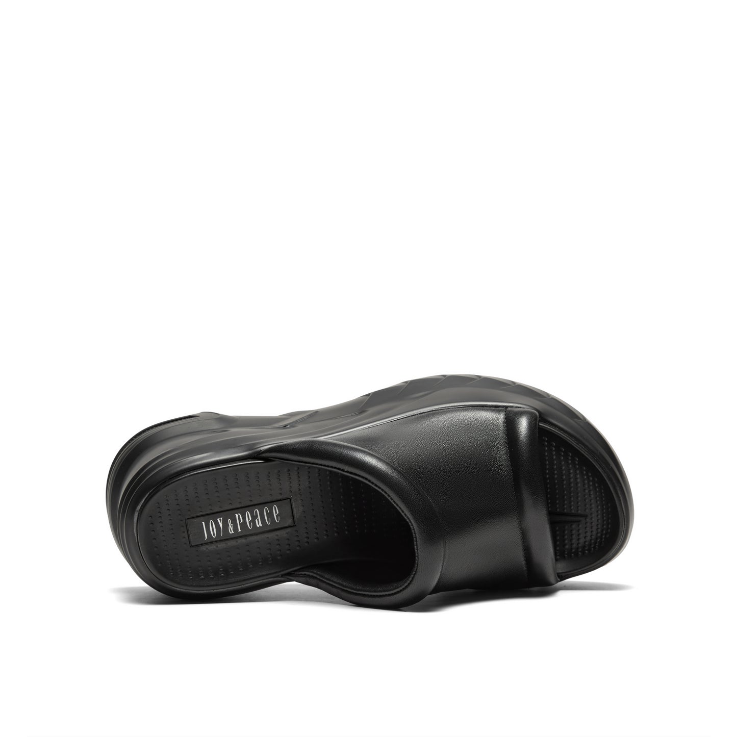 Chunky Sole Kid Leather Slippers