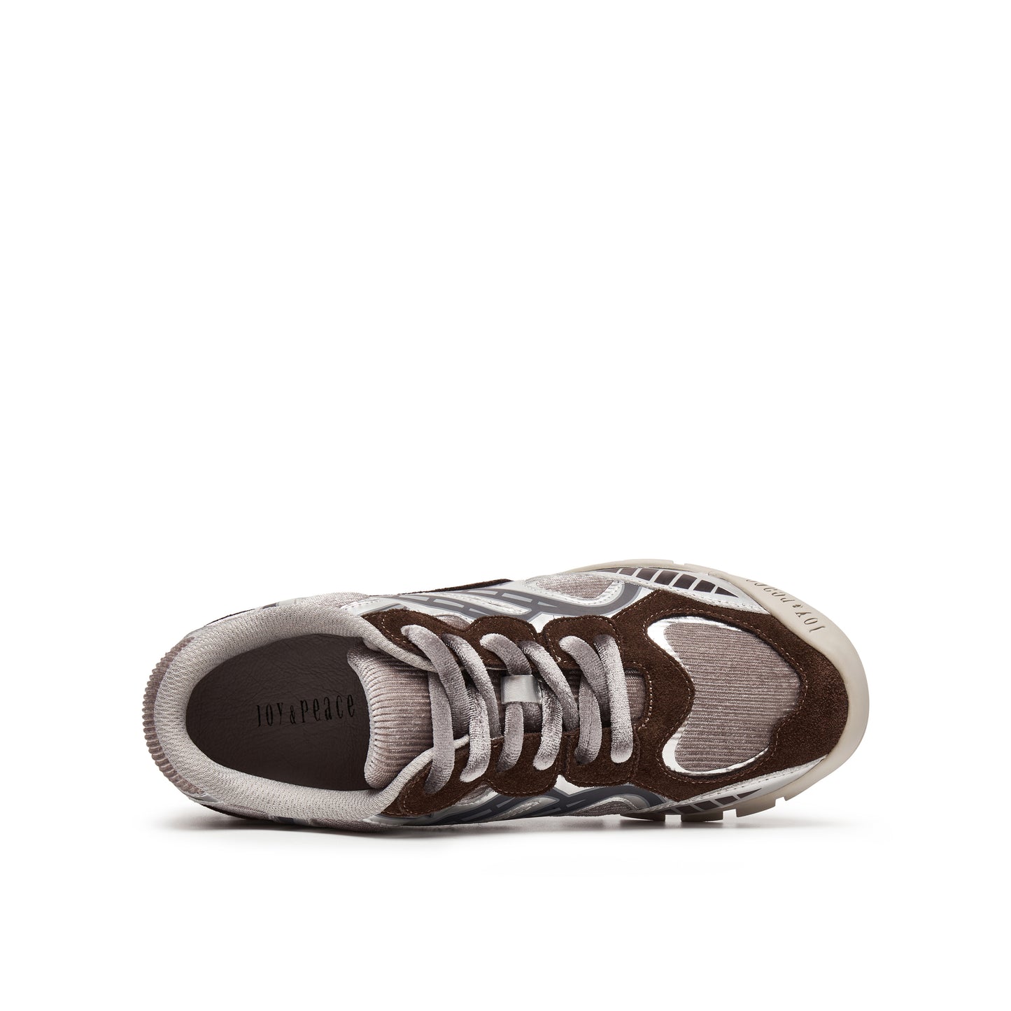 Oversized Infinity Logo Thin Sole Sneakers
