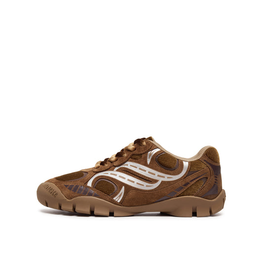 Oversized Infinity Logo Thin Sole Sneakers