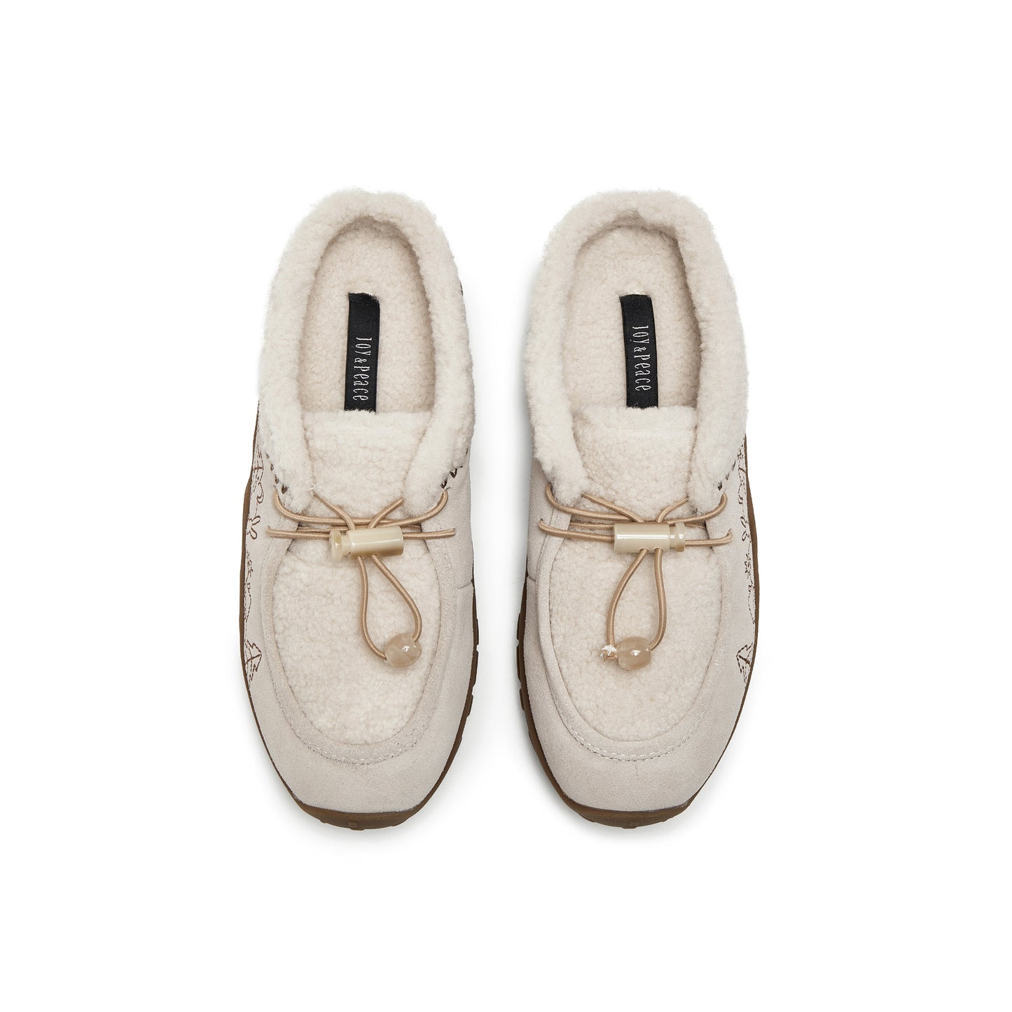Calf Split / Faux Wool Mule