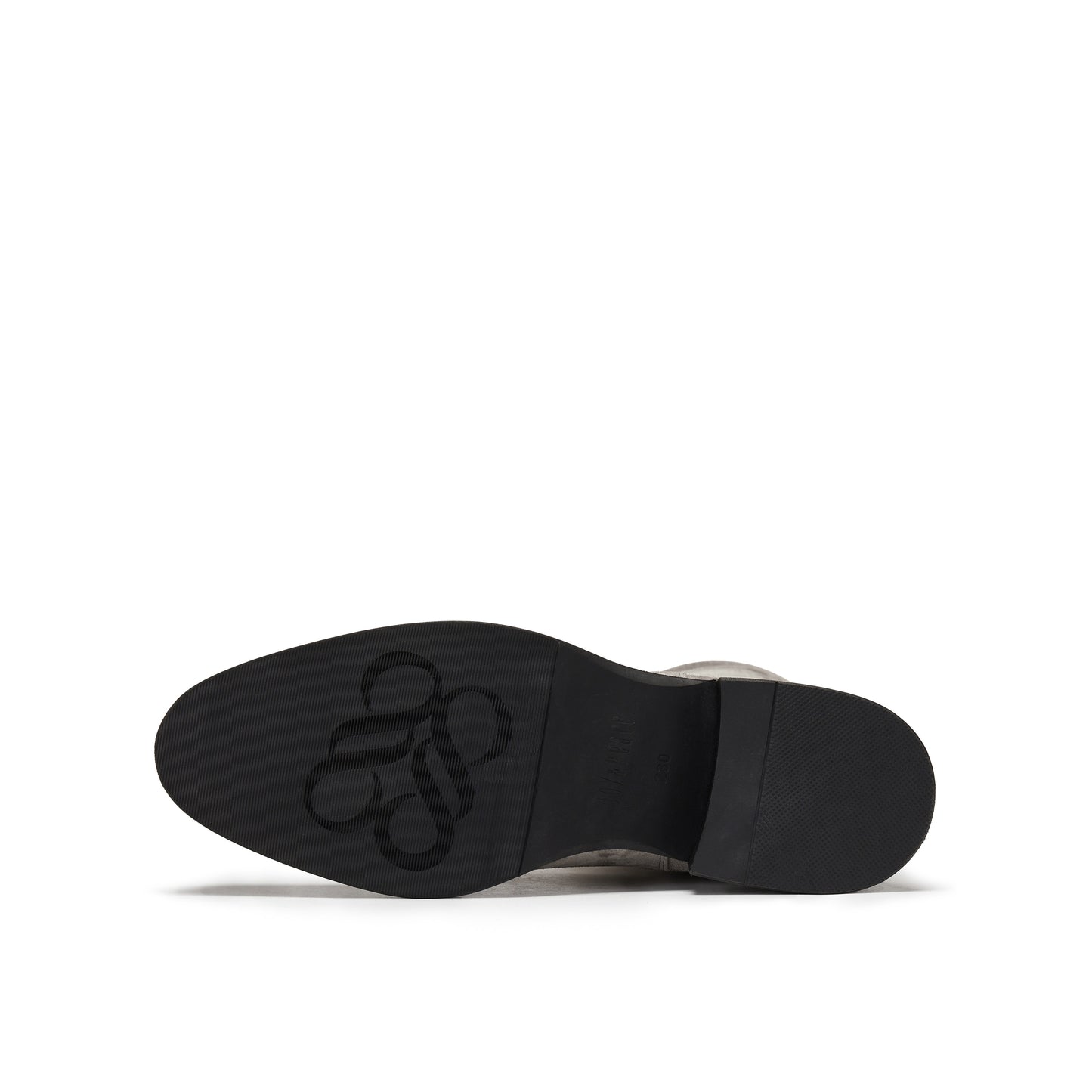 Irregular Stud-Embellished Calf Split Long Boots