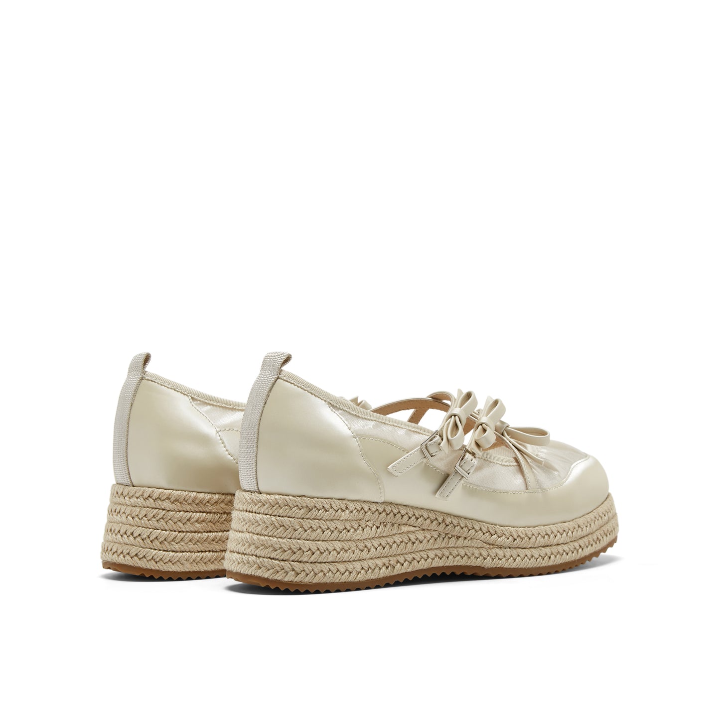 Wedged Espadrille Ballet Shoes