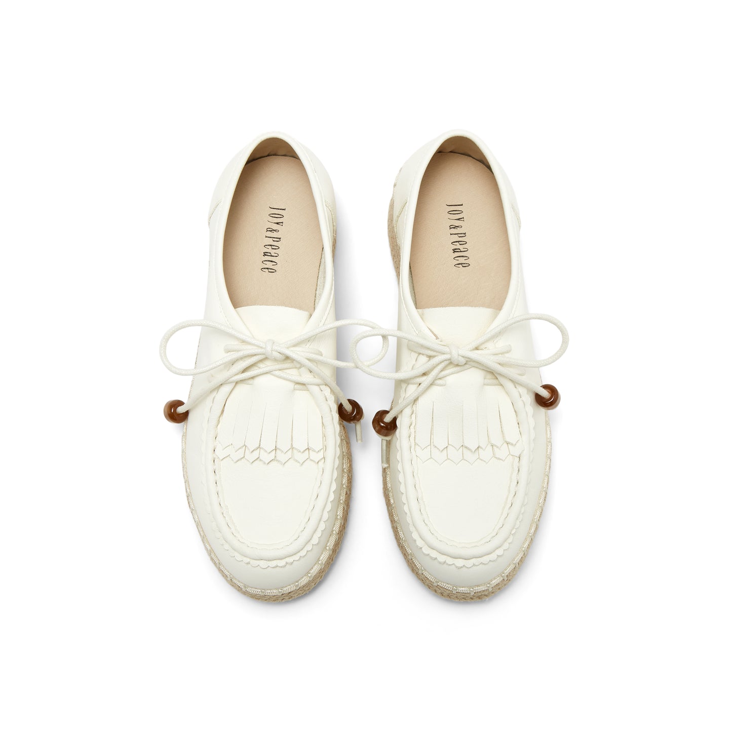 Layered Fringe Wallabee Espadrilles
