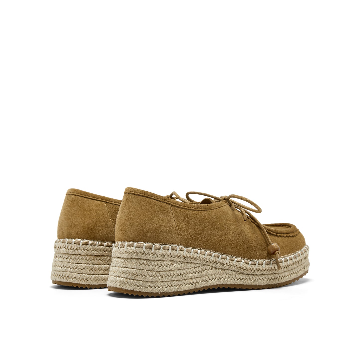 Layered Fringe Wallabee Espadrilles