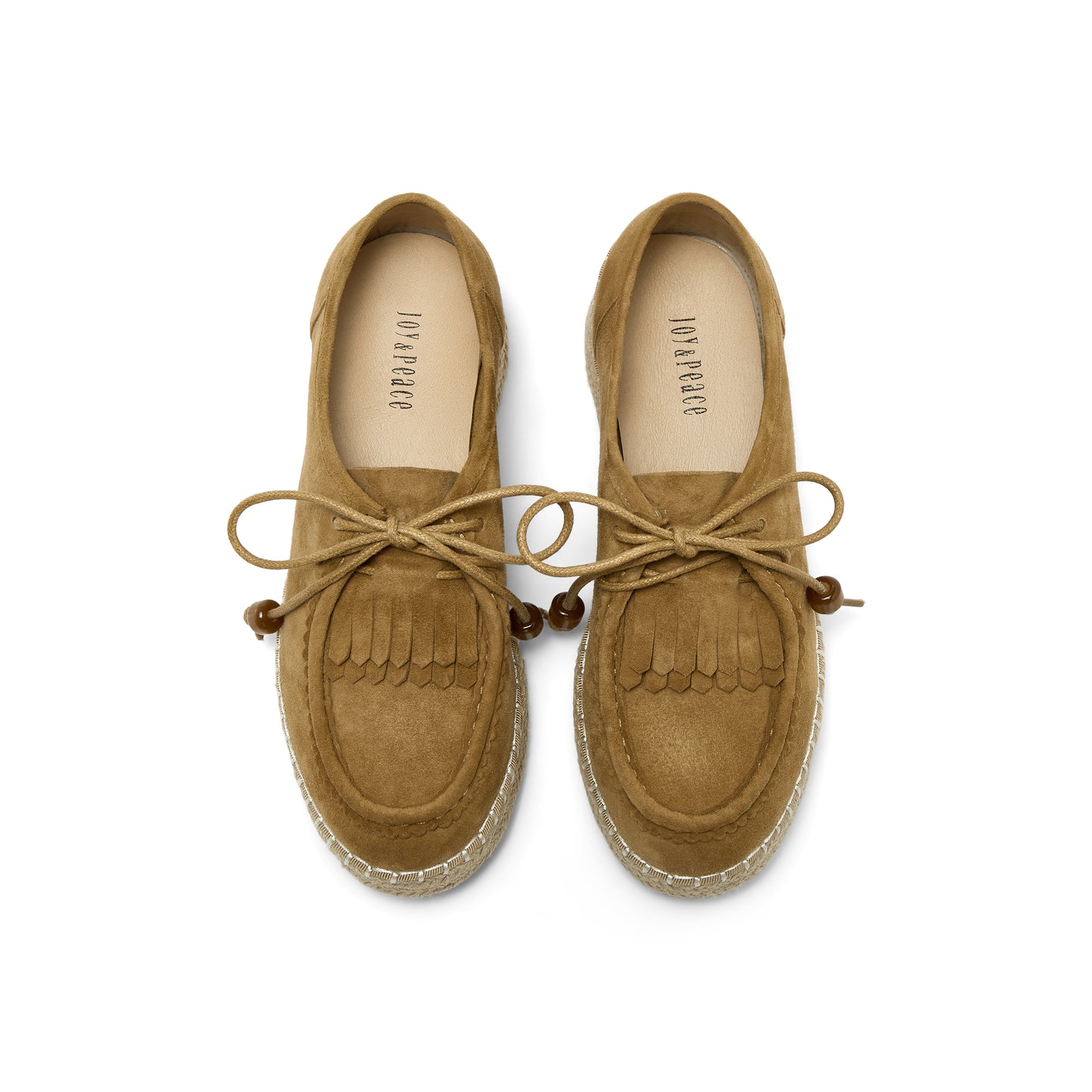 Layered Fringe Wallabee Espadrilles