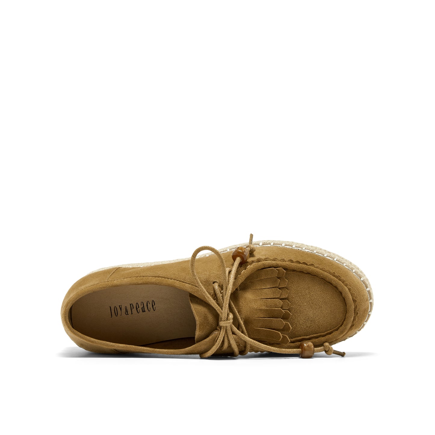 Layered Fringe Wallabee Espadrilles