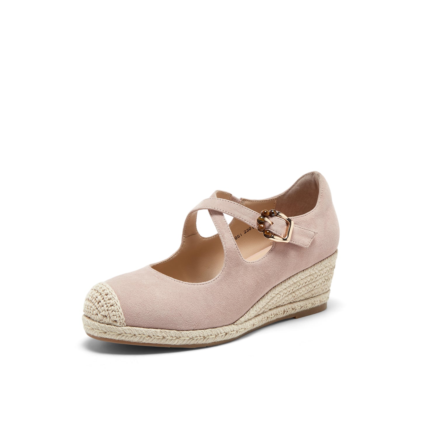 Wedged Espadrille Mary Jane Shoes