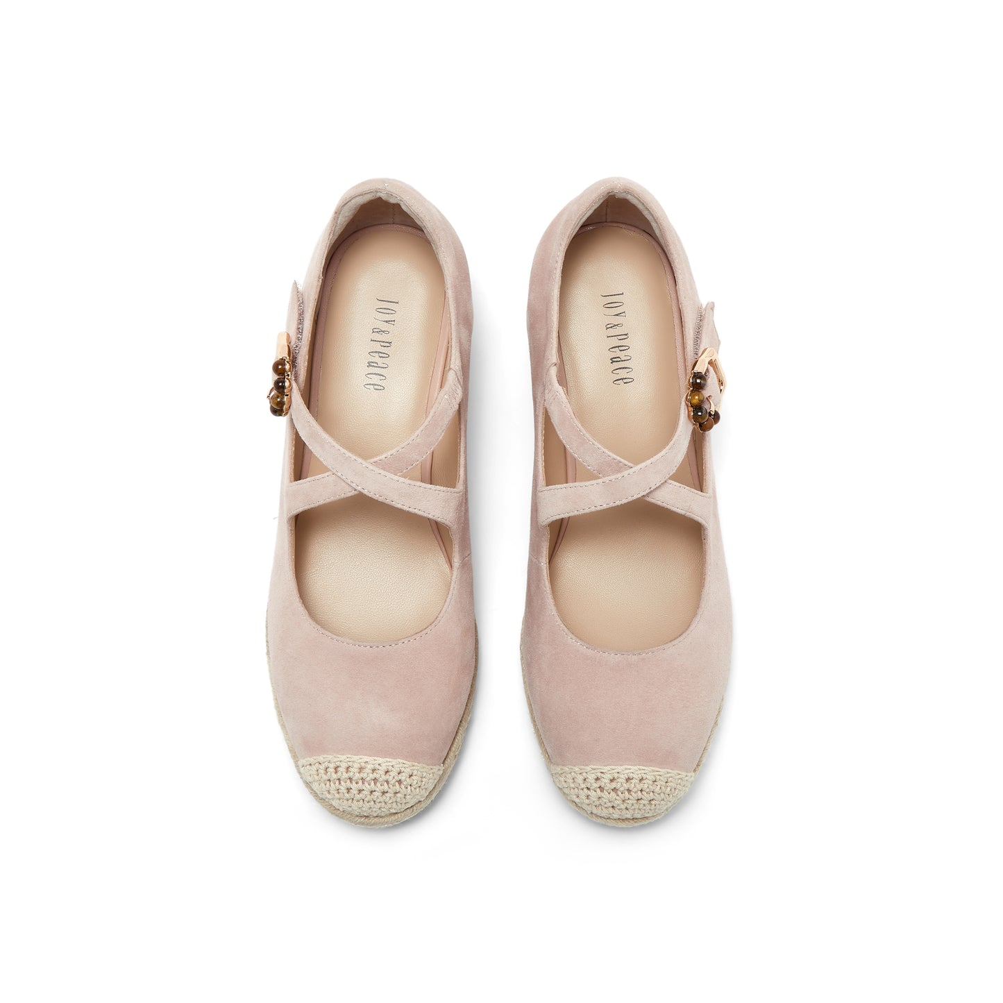 Wedged Espadrille Mary Jane Shoes