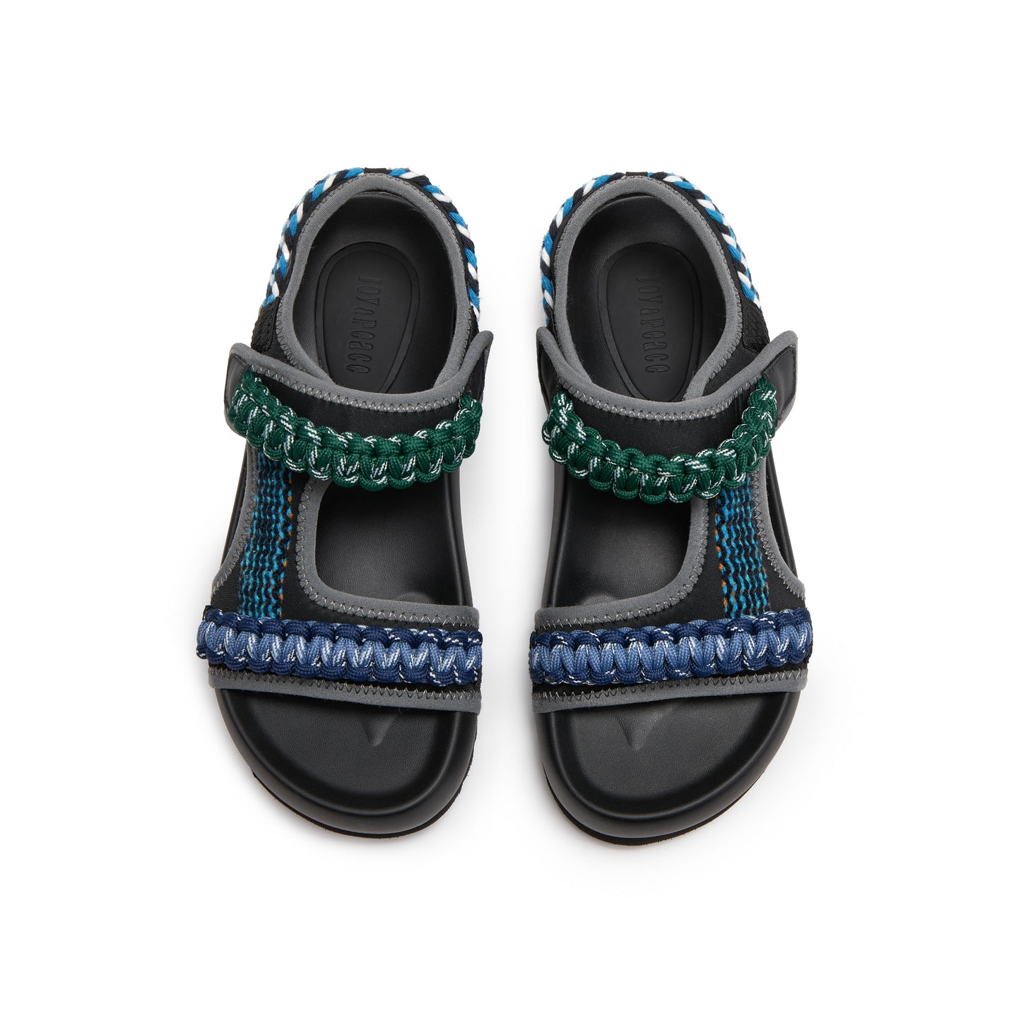 Multicolor Straps Sandals