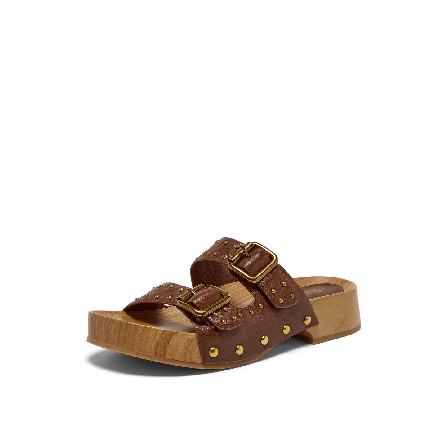 Studs Double Strap Clogs