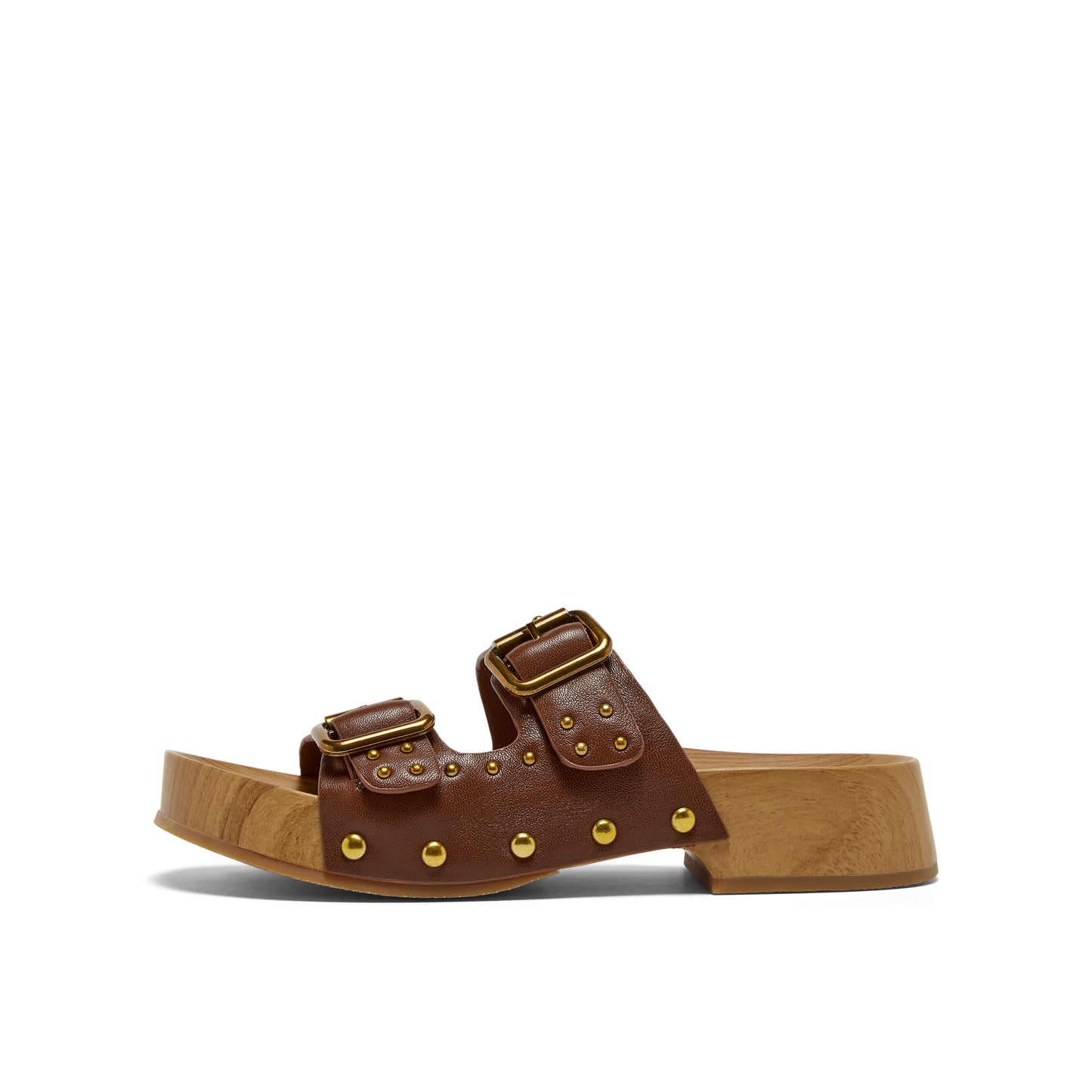 Studs Double Strap Clogs