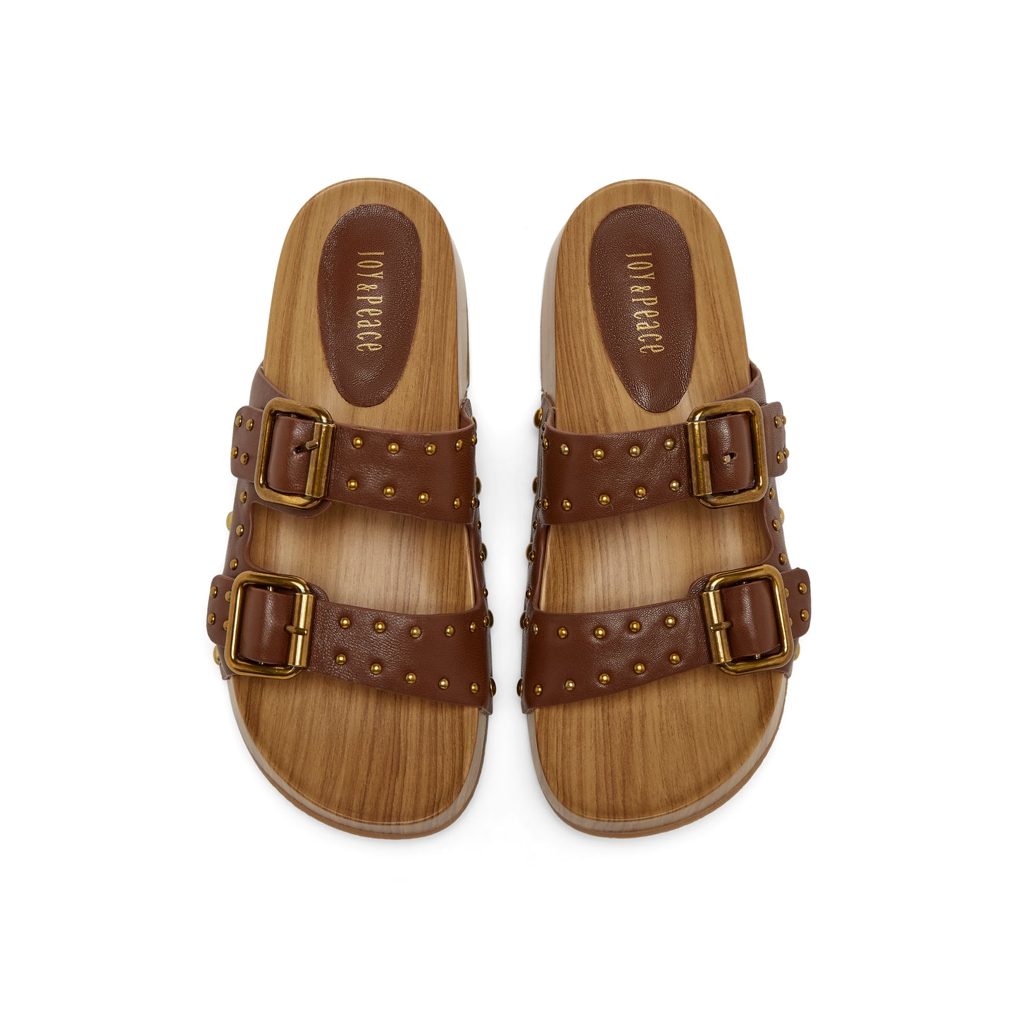 Studs Double Strap Clogs