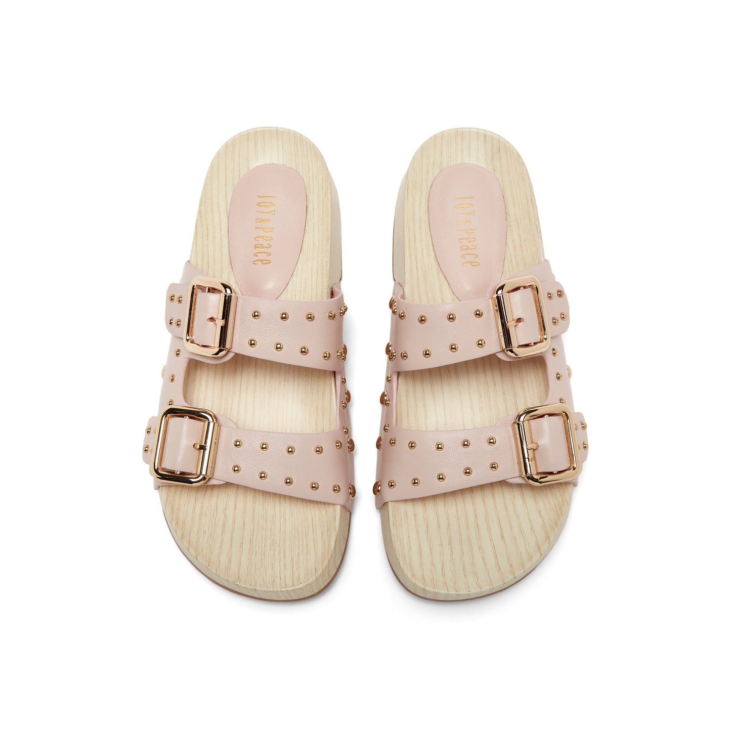 Studs Double Strap Clogs