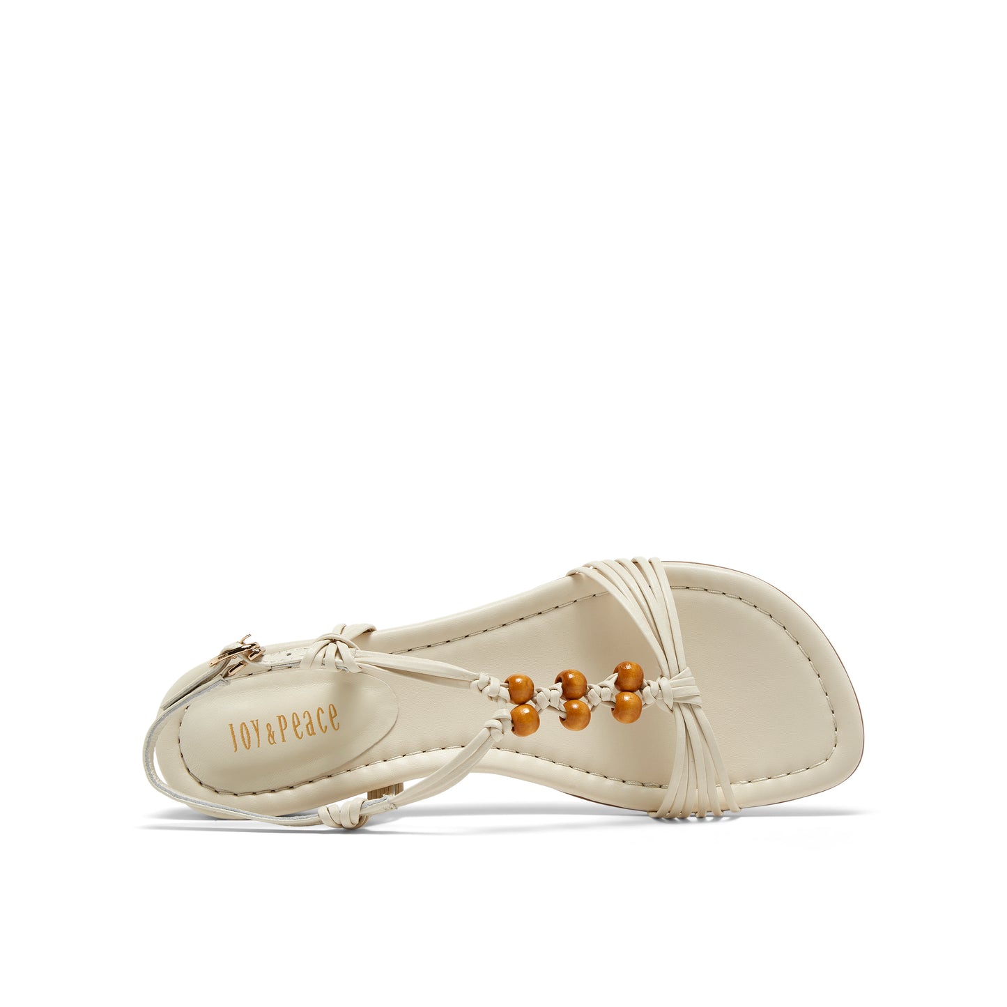 Beaded Woven Strap Sandals