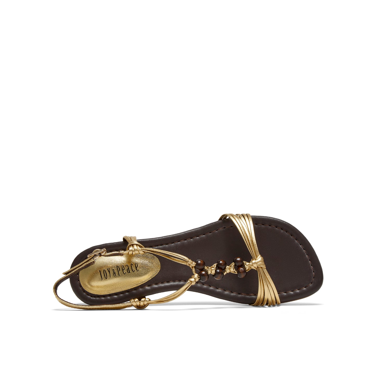 Beaded Woven Strap Sandals