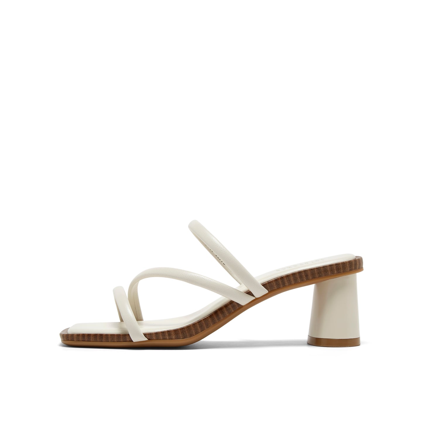 Strappy Blocked-heel Slippers