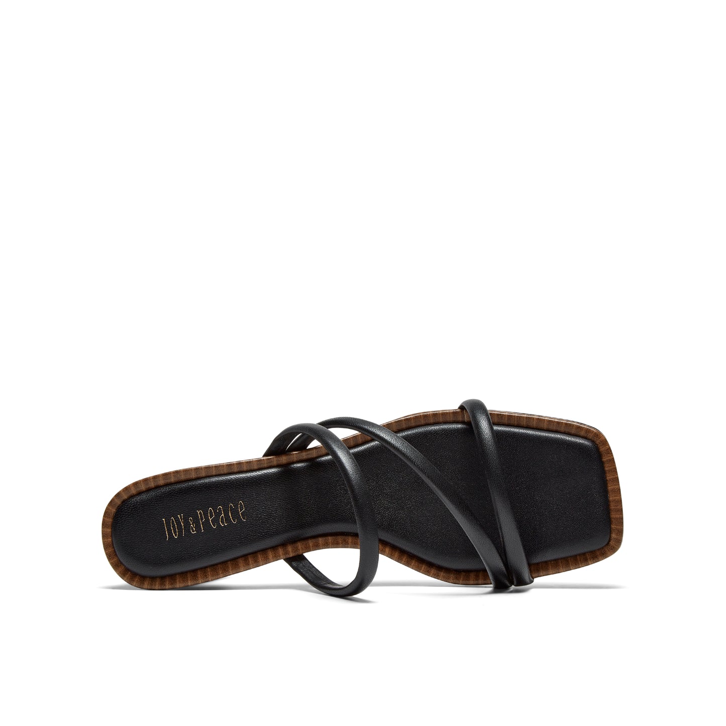 Strappy Blocked-heel Slippers