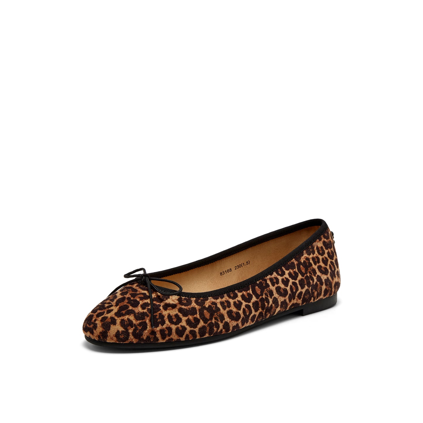 Round Toe Ballet Flats with Bow