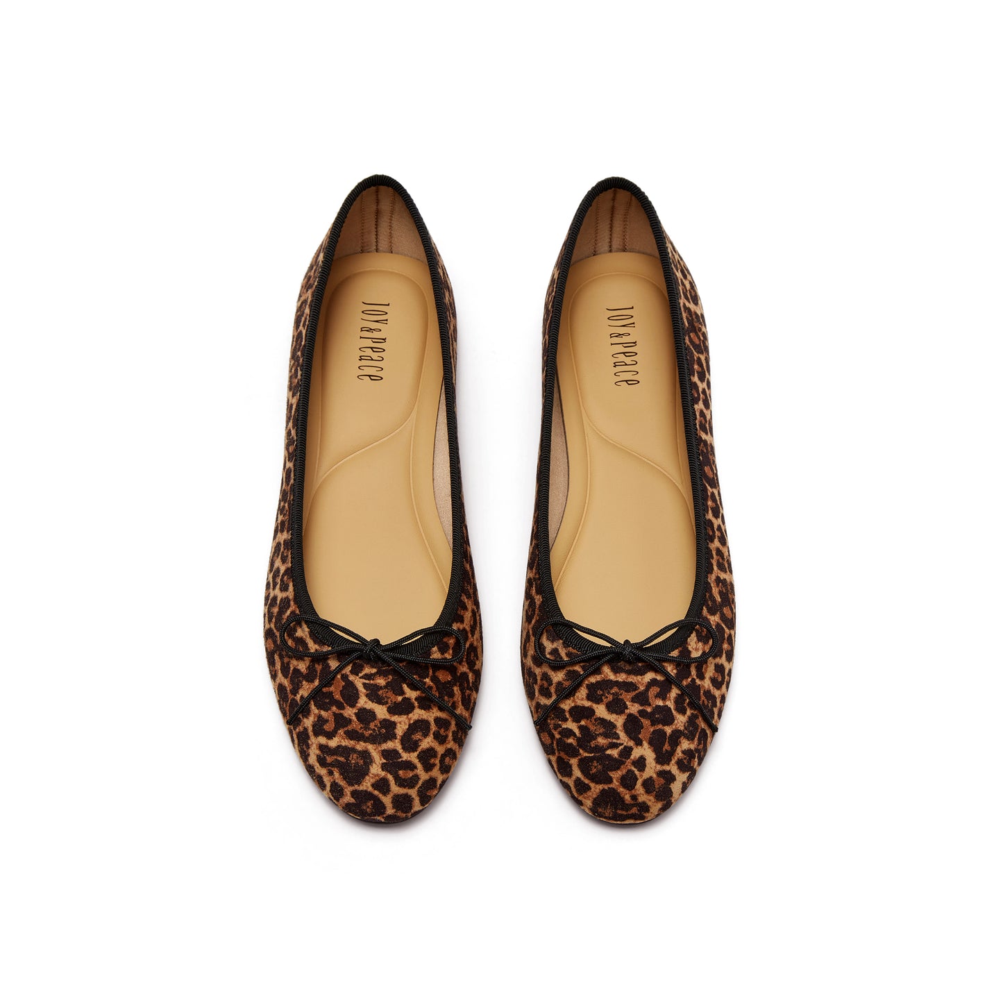 Round Toe Ballet Flats with Bow