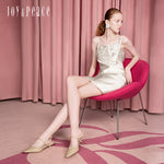 Slingback Mary Jane with small studs