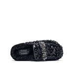 Crystal-embellished with Sequins Mules