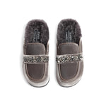 Crystal-embellished Mules