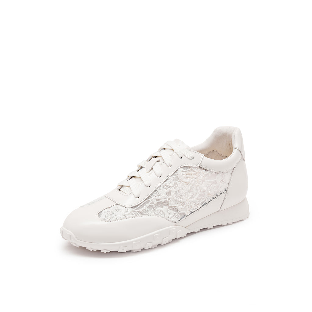 Beaded Lace Trainers