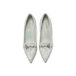 Floral & Pearl Chain Loafers