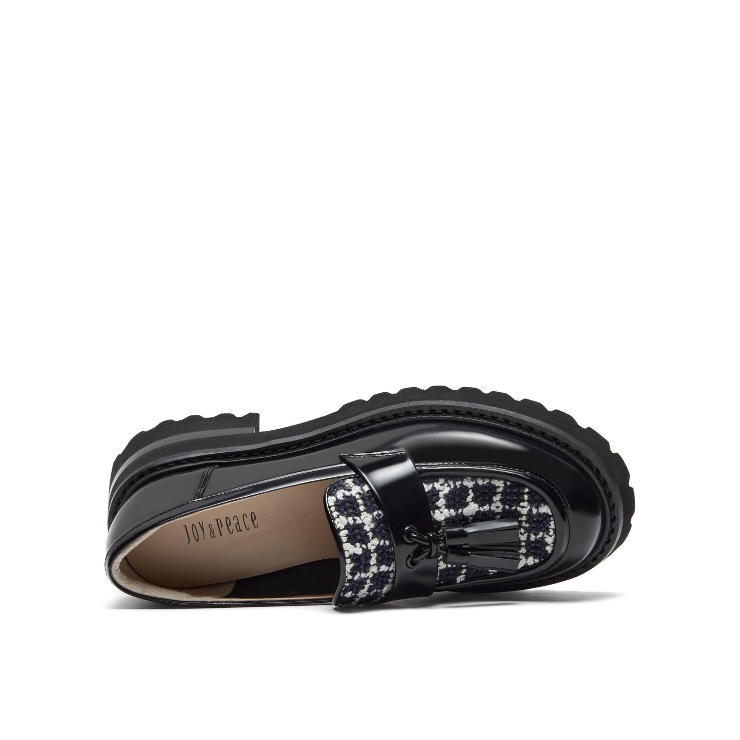 Tweed Loafers with Tassel