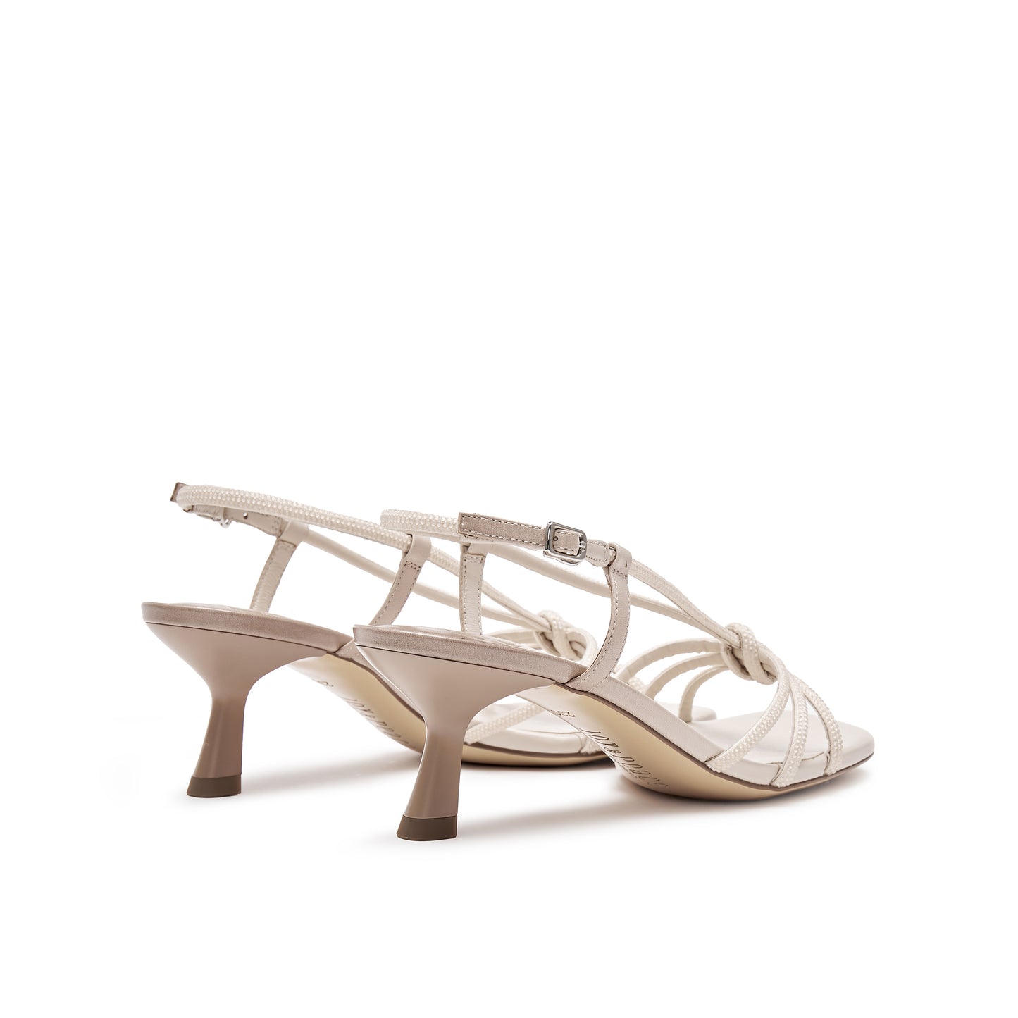 Thin Strap High Heel Sandals with Knot