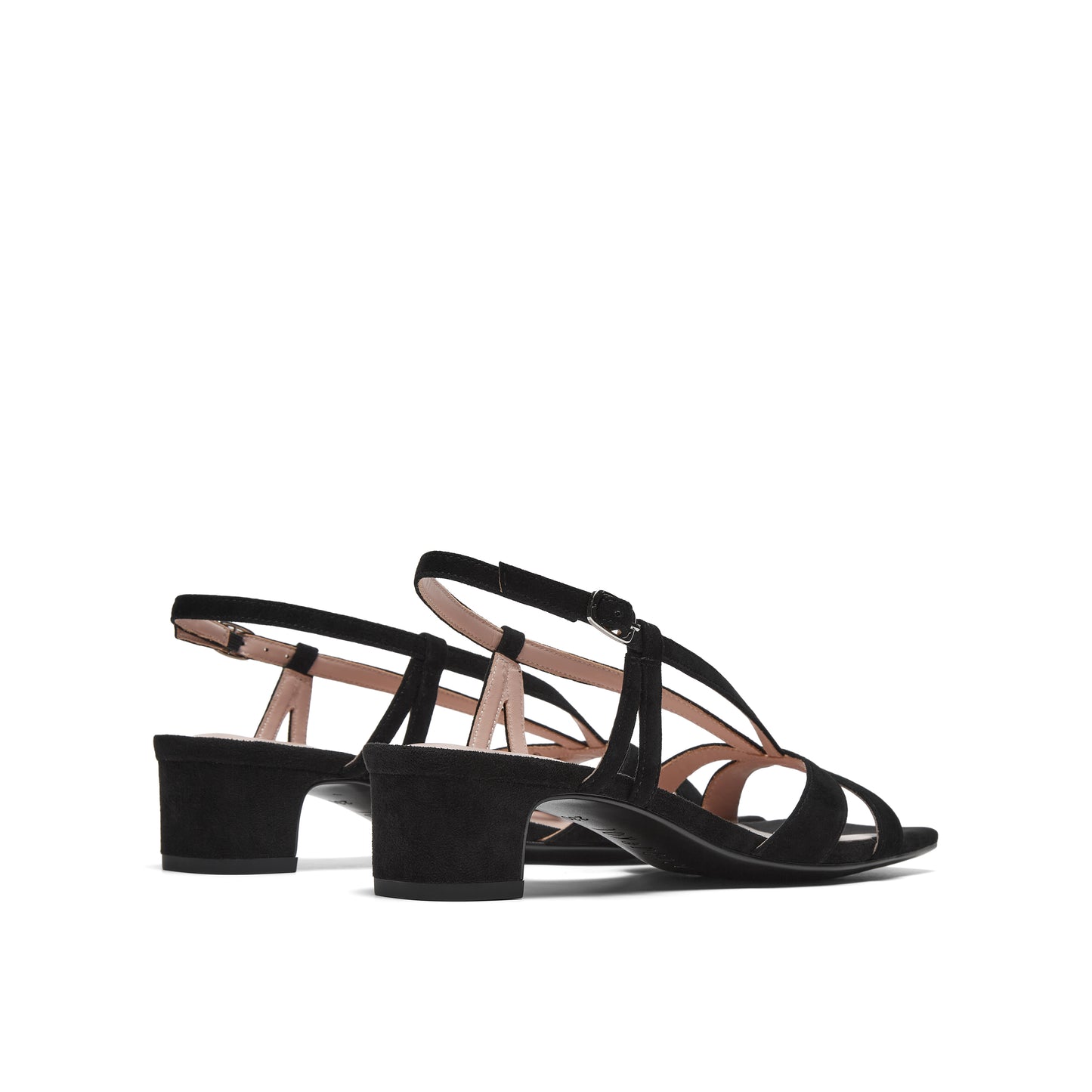 Square Toe Strappy Block Heel Sandals
