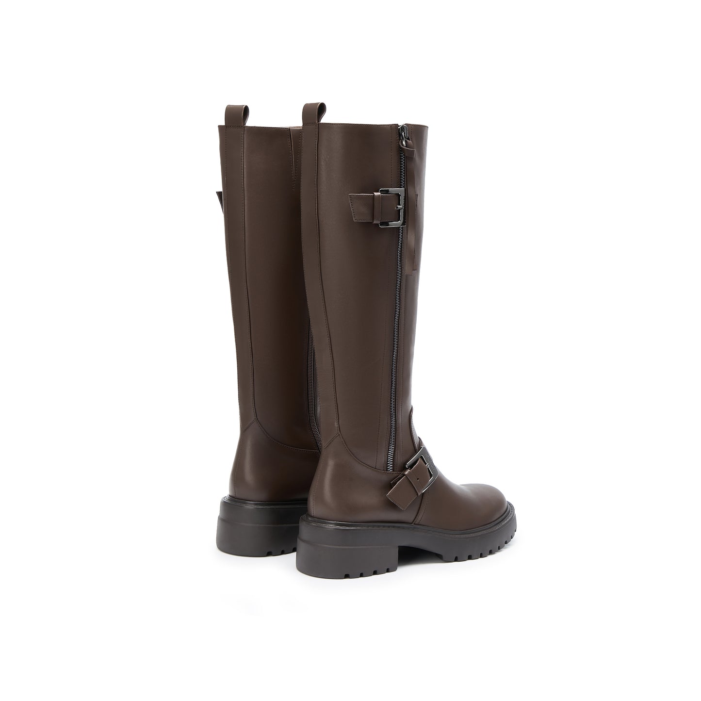 Metal Buckle Long Boots