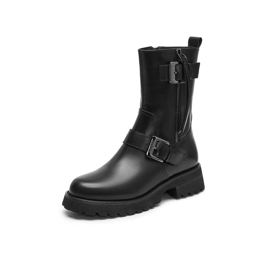 Retro Biker Boots