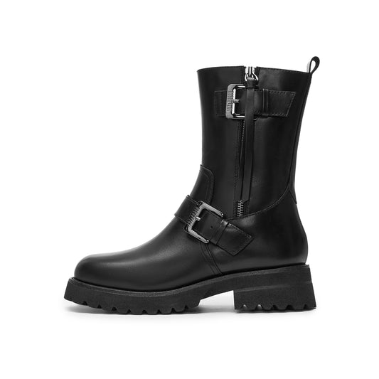 Retro Biker Boots