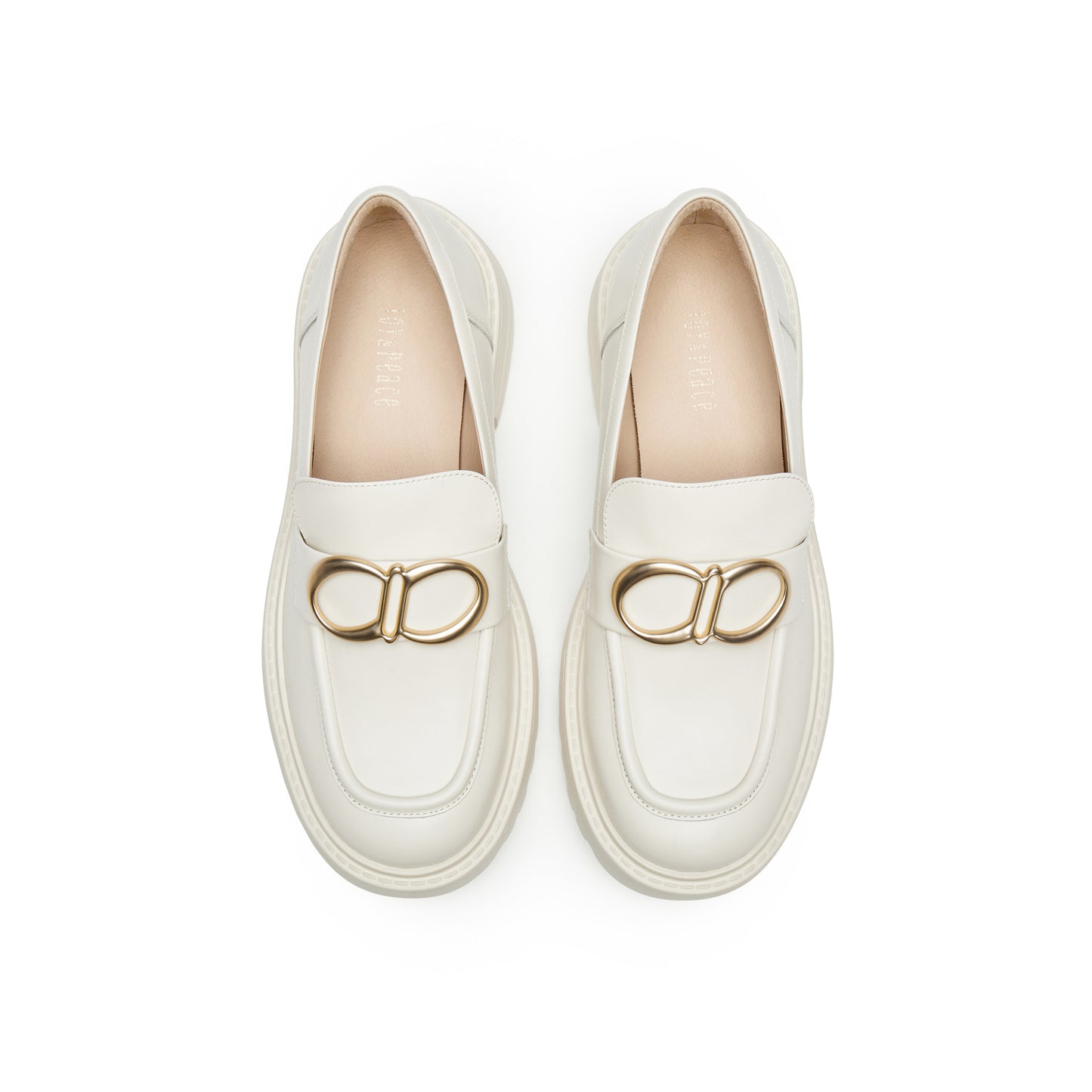 Metal Buckle Loafers