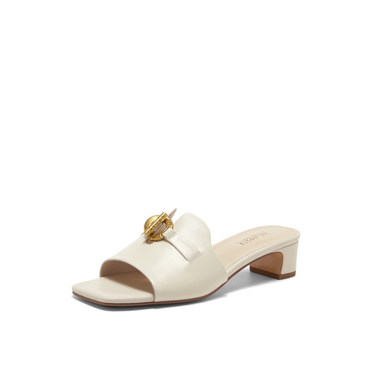 Metal Buckle Sandals