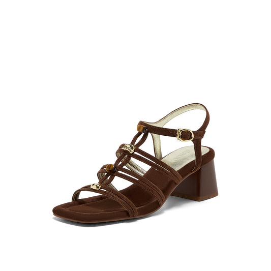 Square-toe Gladitor Sandals