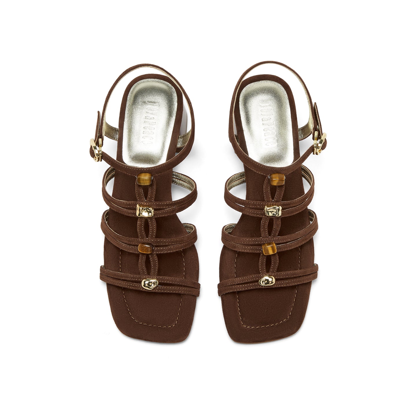 Square-toe Gladitor Sandals