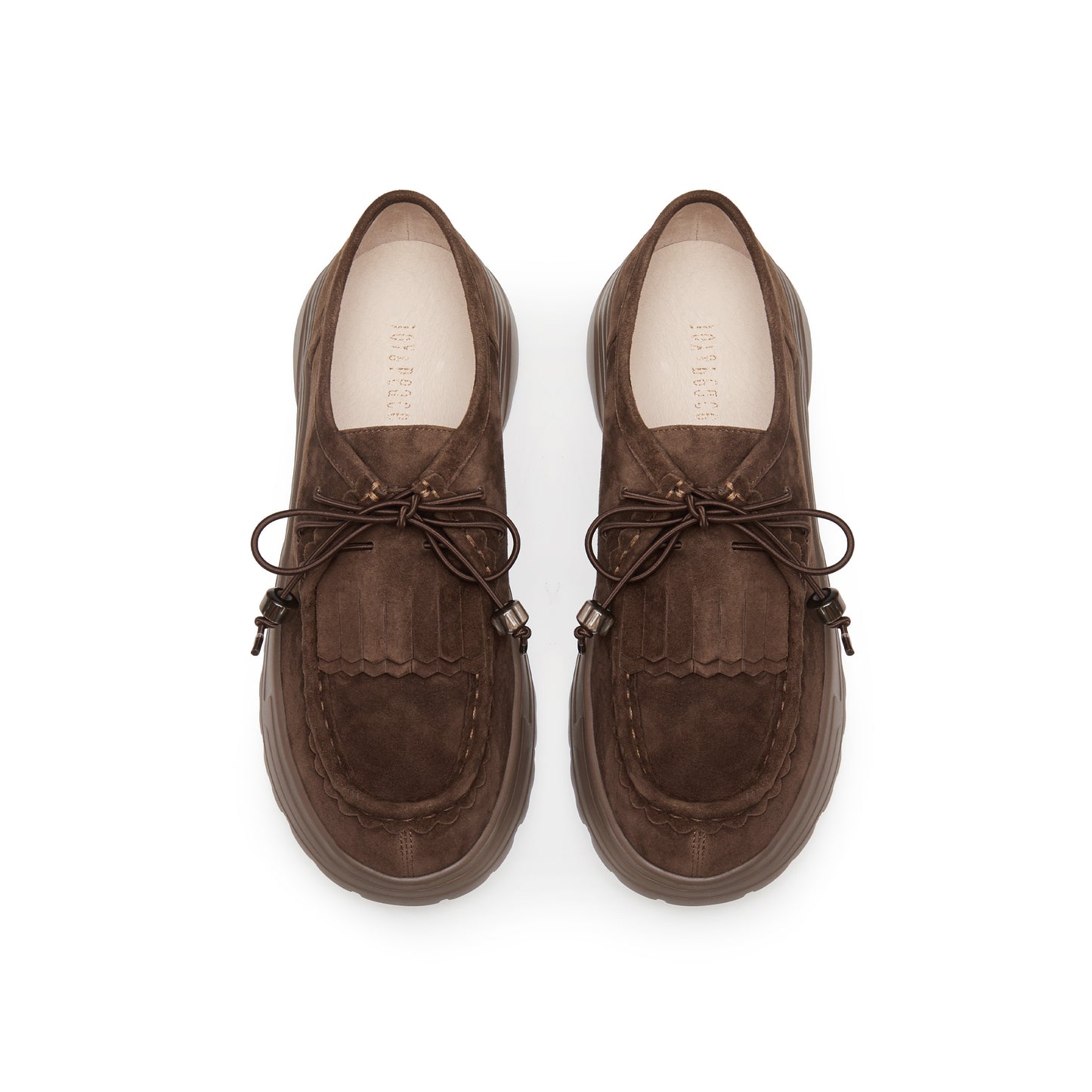 Chunky Loafer with Layered Fringe