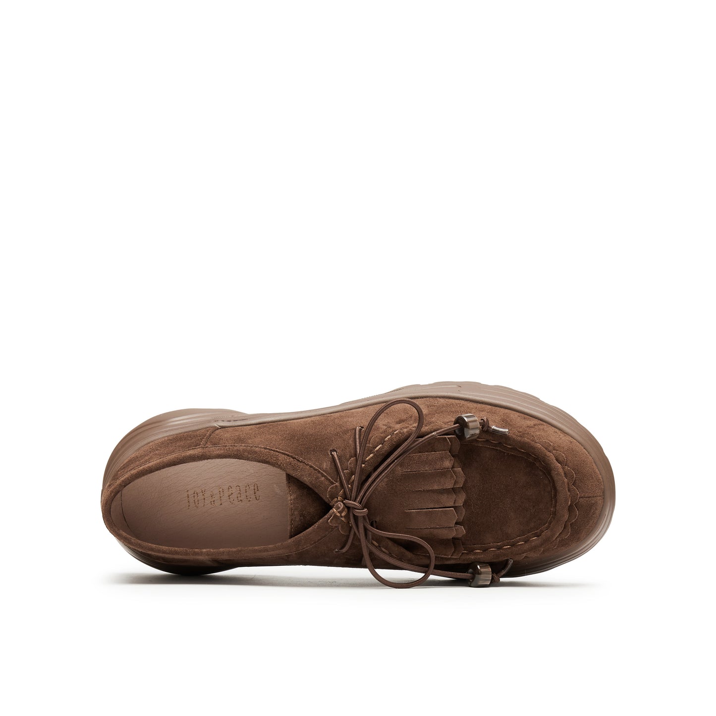 Chunky Loafer with Layered Fringe