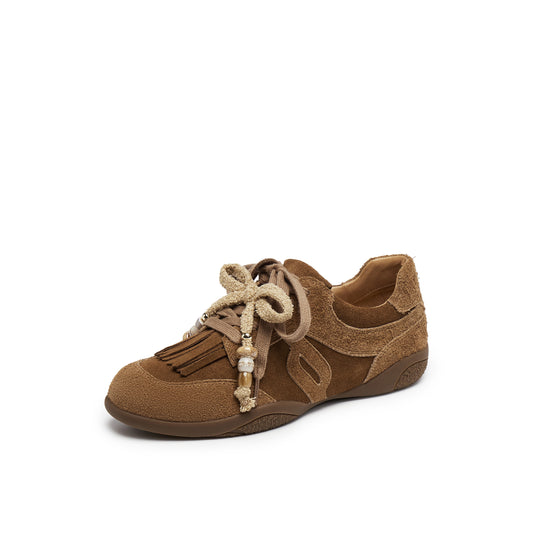 Beaded Tassel Trainers