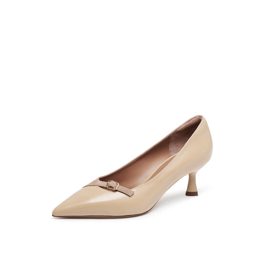 Retro Pointed Toe Pump